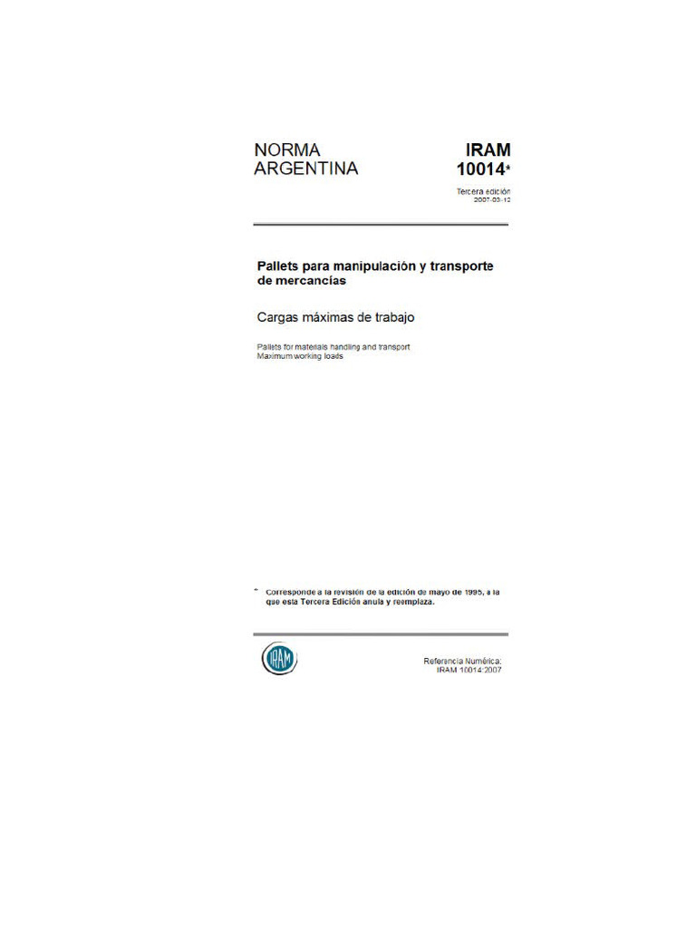 Iram 10014-2007 | PDF