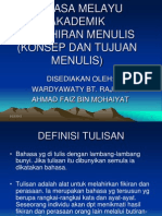 1.definisi Tulisan