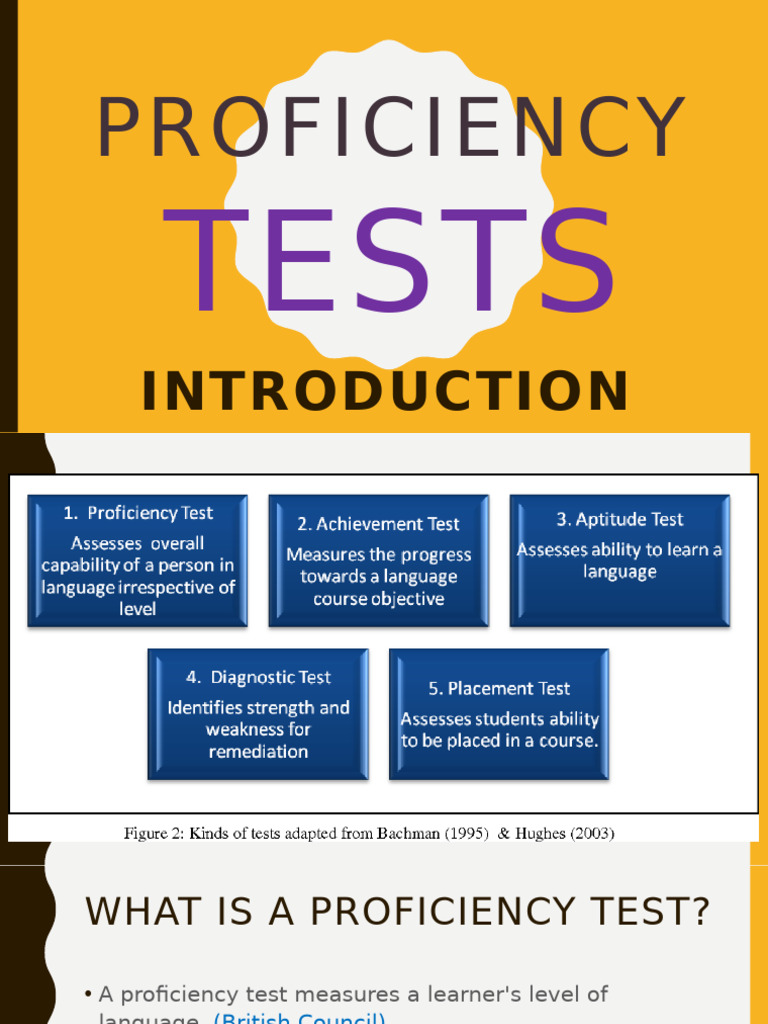 Understanding Proficiency Tests | PDF