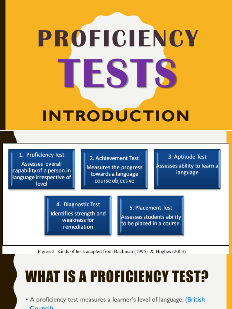 Understanding Language Proficiency Tests | PDF