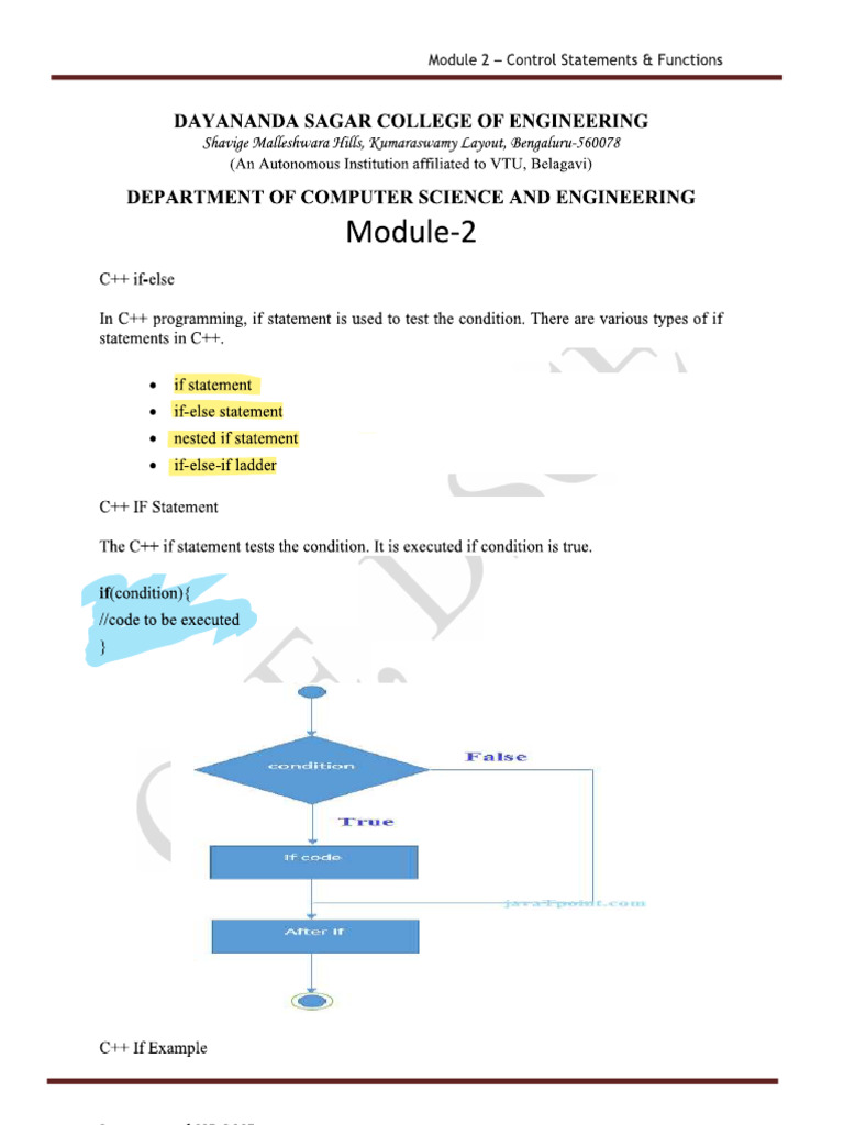 C++ Module 2 Till Loops | PDF