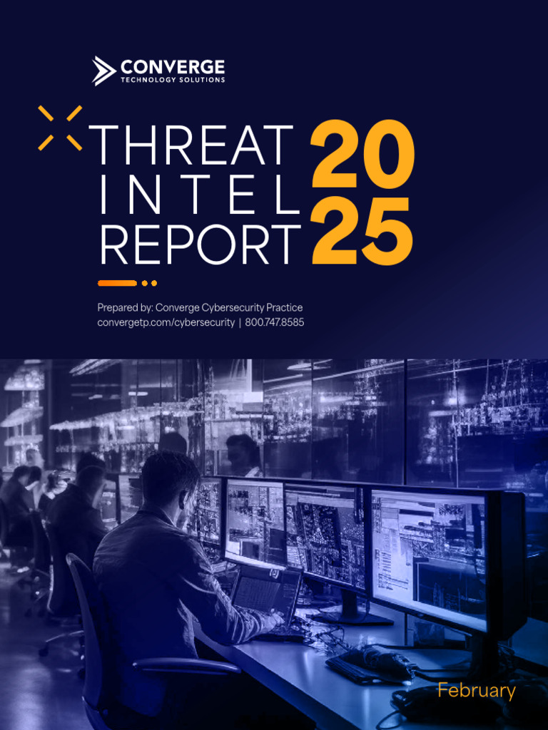 February 2025 Cybersecurity Threat Report | PDF | Security | Computer ...