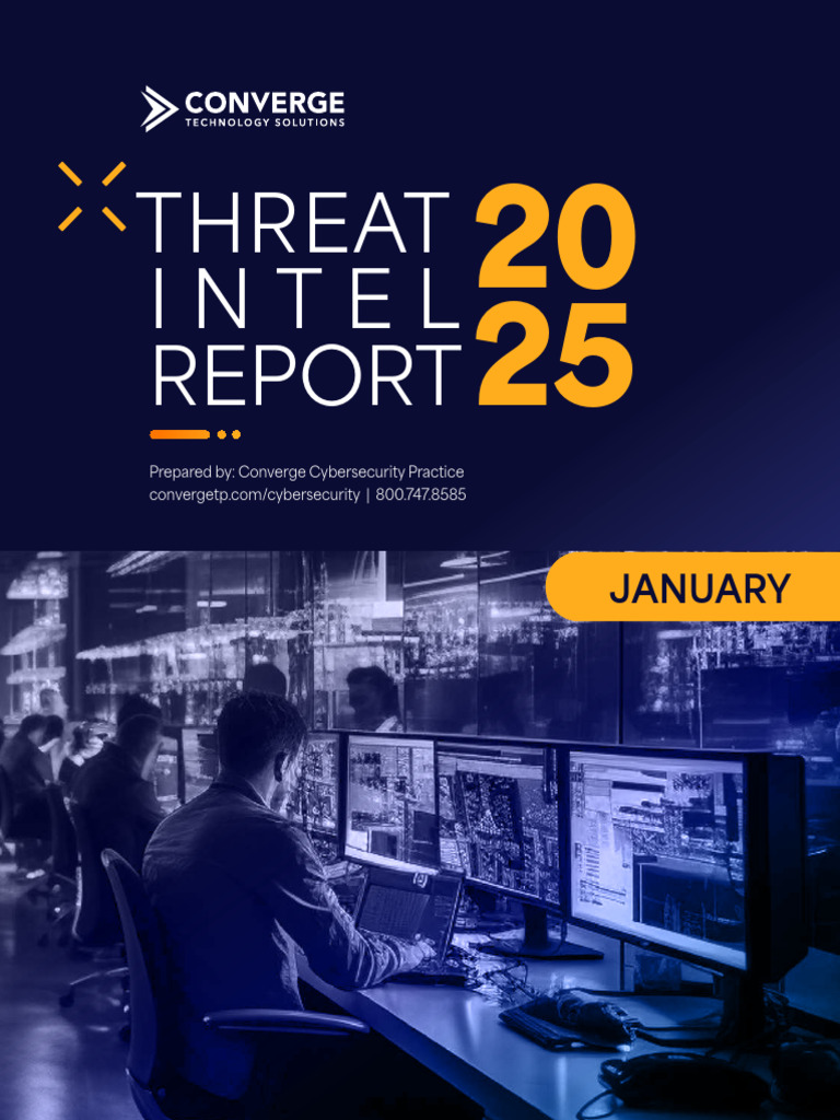 Converge Threat Intel Report 2025 JANUARY | PDF | Security | Computer ...