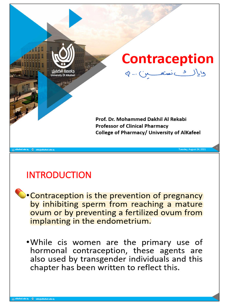 Understanding Contraception Methods | PDF | Menstrual Cycle | Birth Control