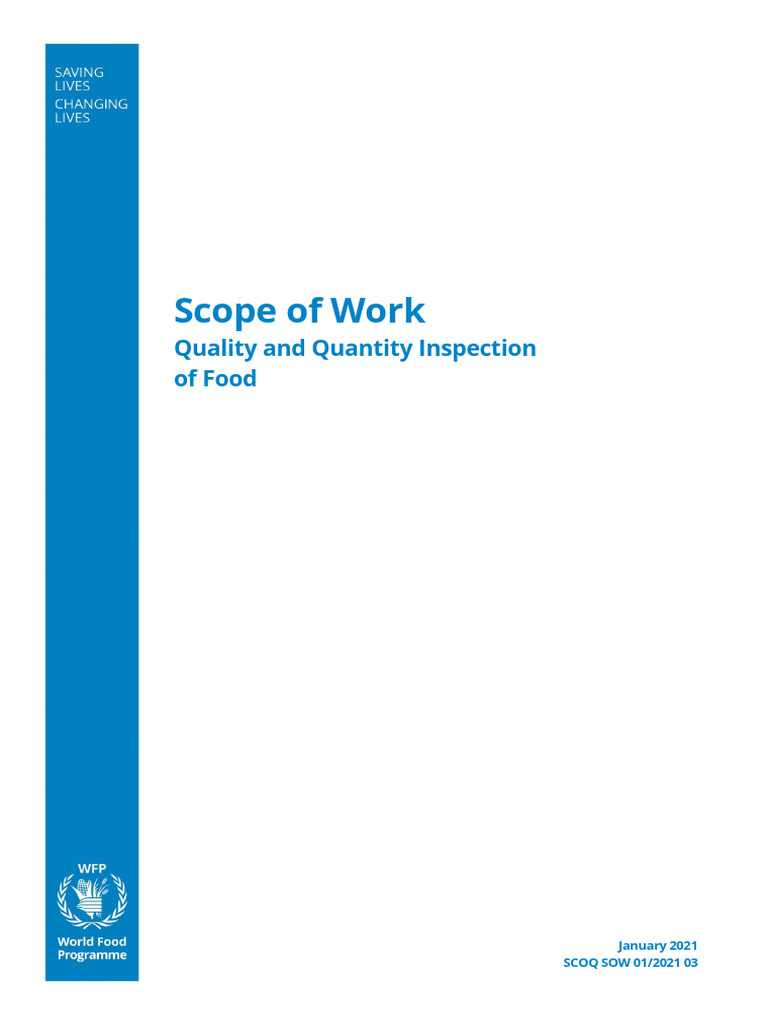 Food Quality and Quantity Inspection Guide | PDF | Cargo | Cereals