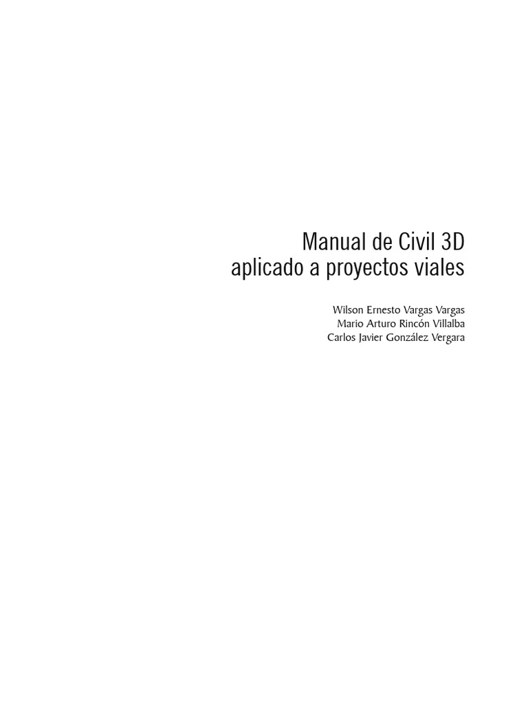 Manual de Civil 3D | PDF | Modelado de información de construcción