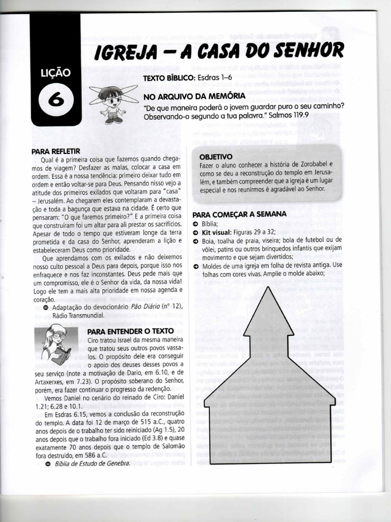 22-06-2025 - Igreja, A Casa Do Senhor | PDF