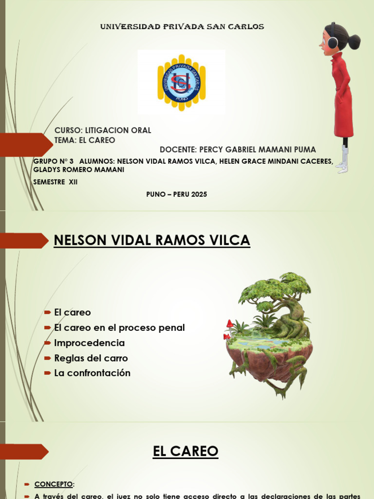 Litigacion Oral Diapositivas Exposicion Segunda Unidad | PDF | Testigo ...
