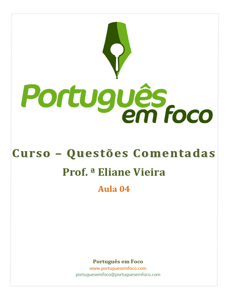 Questões de Português para Concursos | PDF | Pronome | Palavra