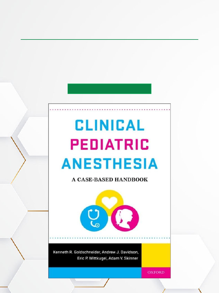 Clinical Pediatric Anesthesia Handbook | PDF | Medical Specialties ...