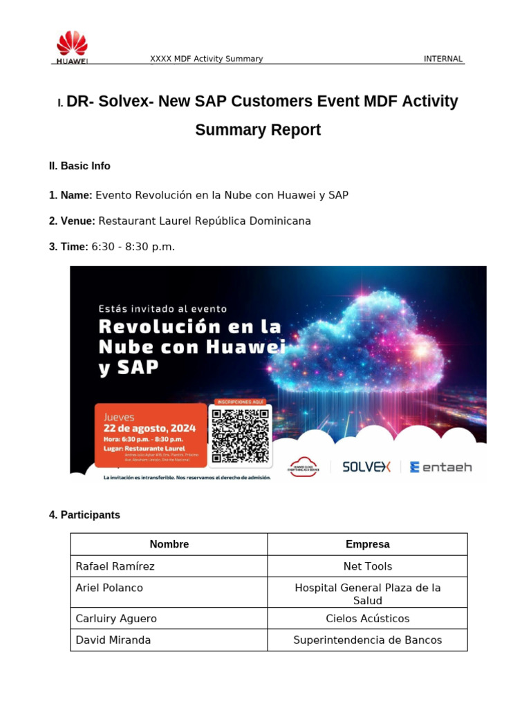 MDF Marketing Activity Summary Report SOLVEX - F | PDF
