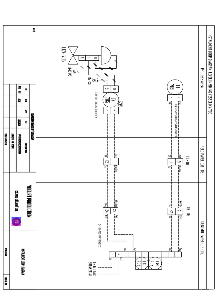 Instrument Loop Diagram for MV-700 | PDF