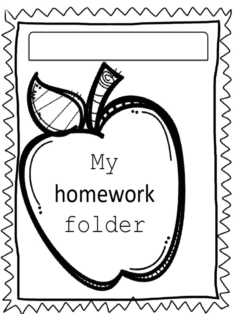 HomeworkFolderCoverSheet 1 | PDF