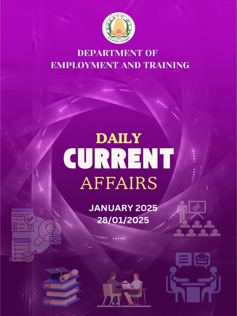 Daily Current Affairs 28.01.2025 - 1st - Chapter | PDF