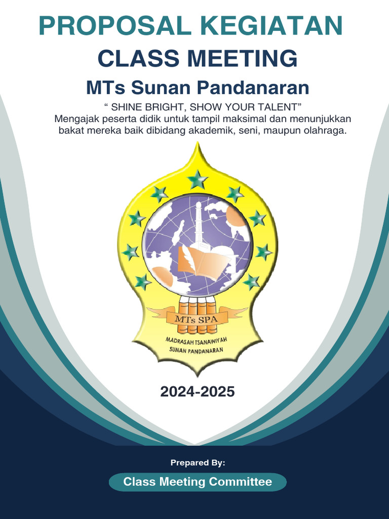 Proposal Class Meeting MTs Sunan Pandanaran | PDF