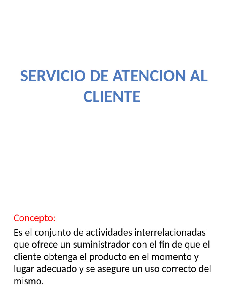 Servicio de Atencion Al Cliente 222 | PDF | Servicio al Cliente | Cliente