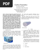 Carbon Nanotubes: First Author: Wasim Khan Second Author: Aniket.v.Warnoolkar