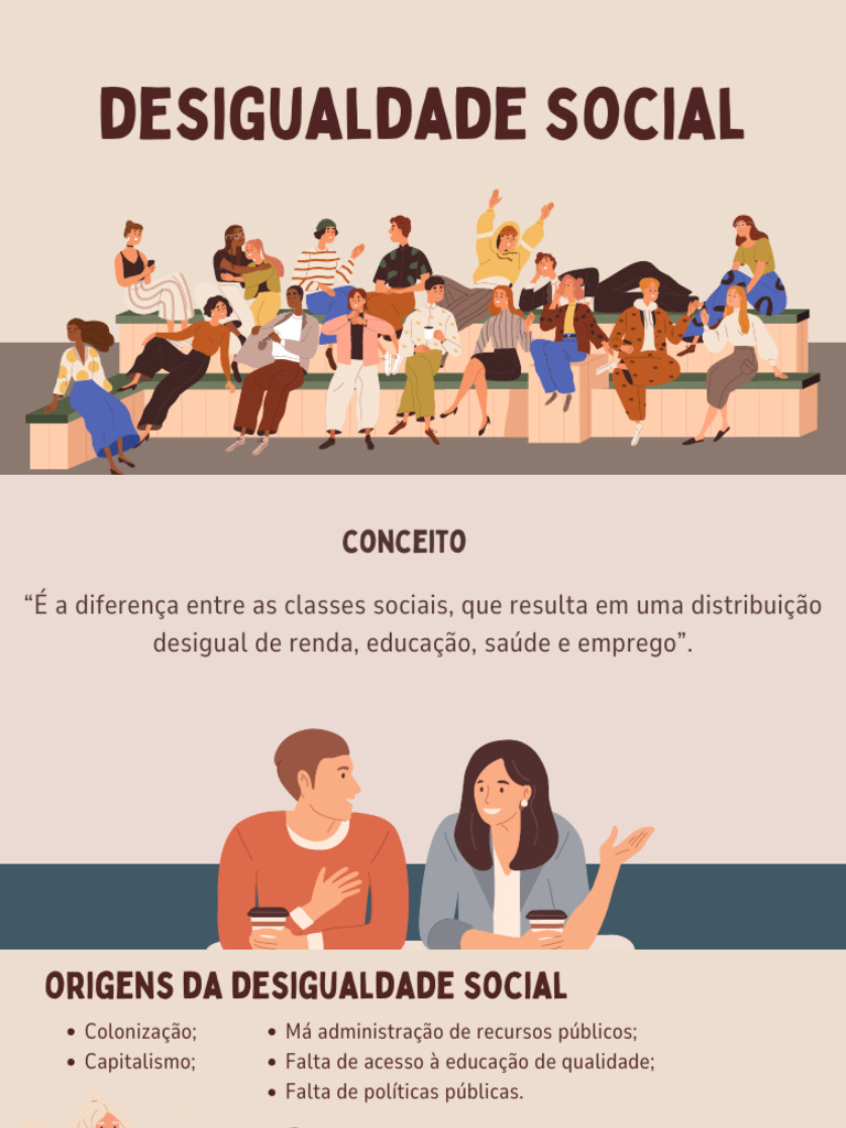 Desigualdade Social | PDF | Desigualdade social | Discriminação e ...
