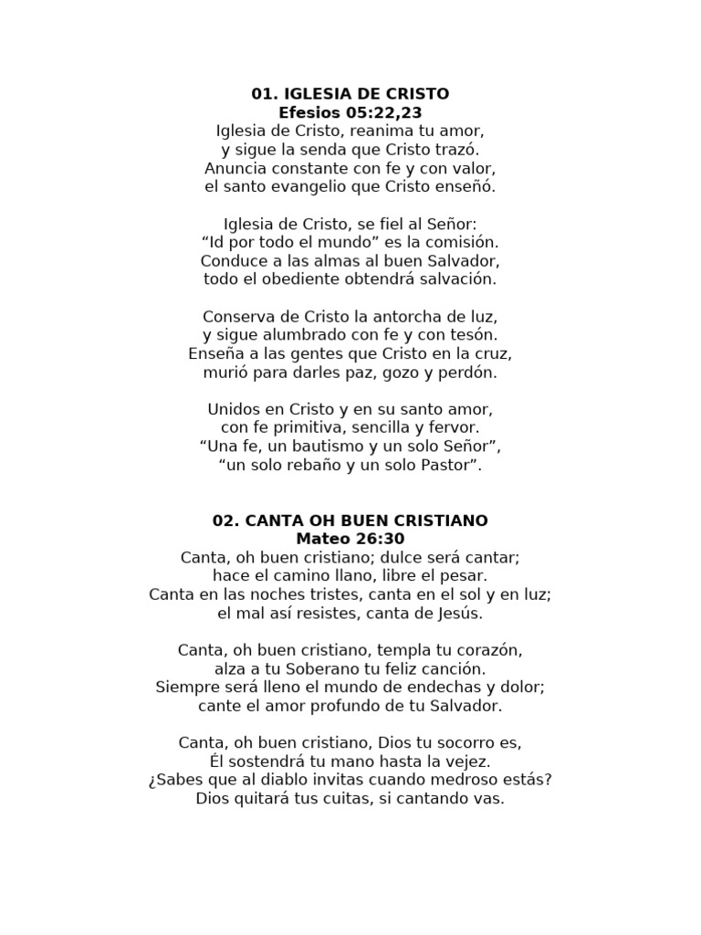 Himnario de la Iglesia de Cristo | PDF | Cristo (título) | eucaristía