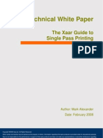 Xaar Guide To Single Pass Printing White Paper