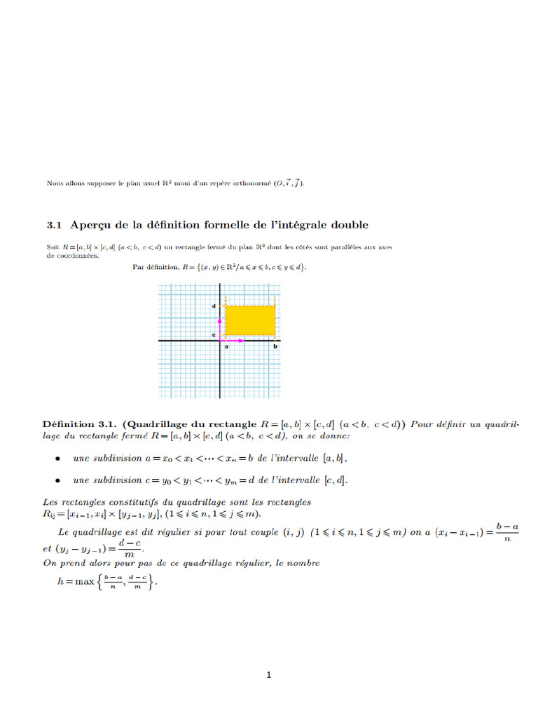 Intégrales doubles : Exemples et solutions | PDF