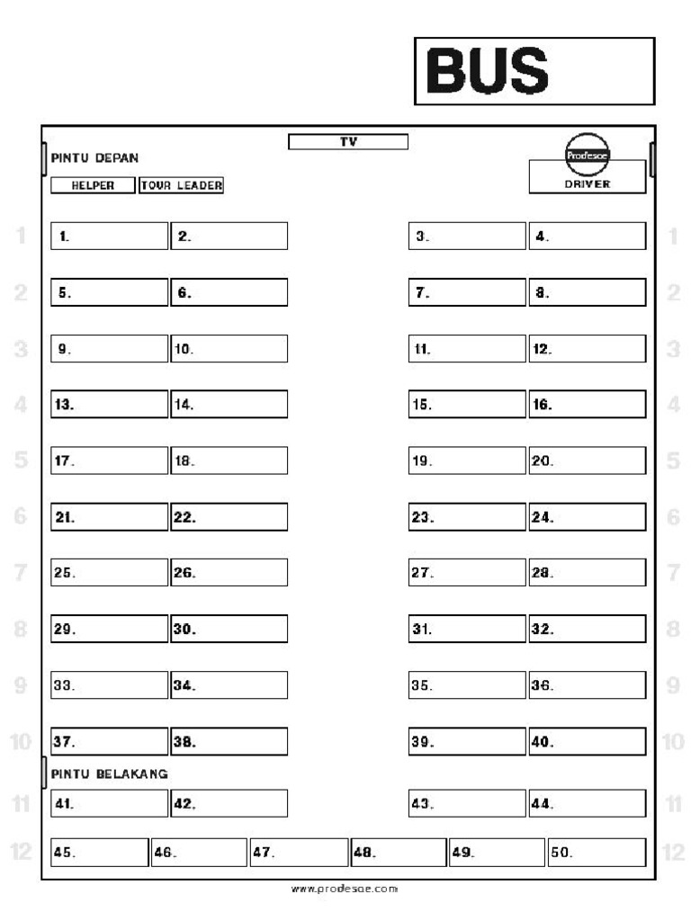 Denah Bus | PDF