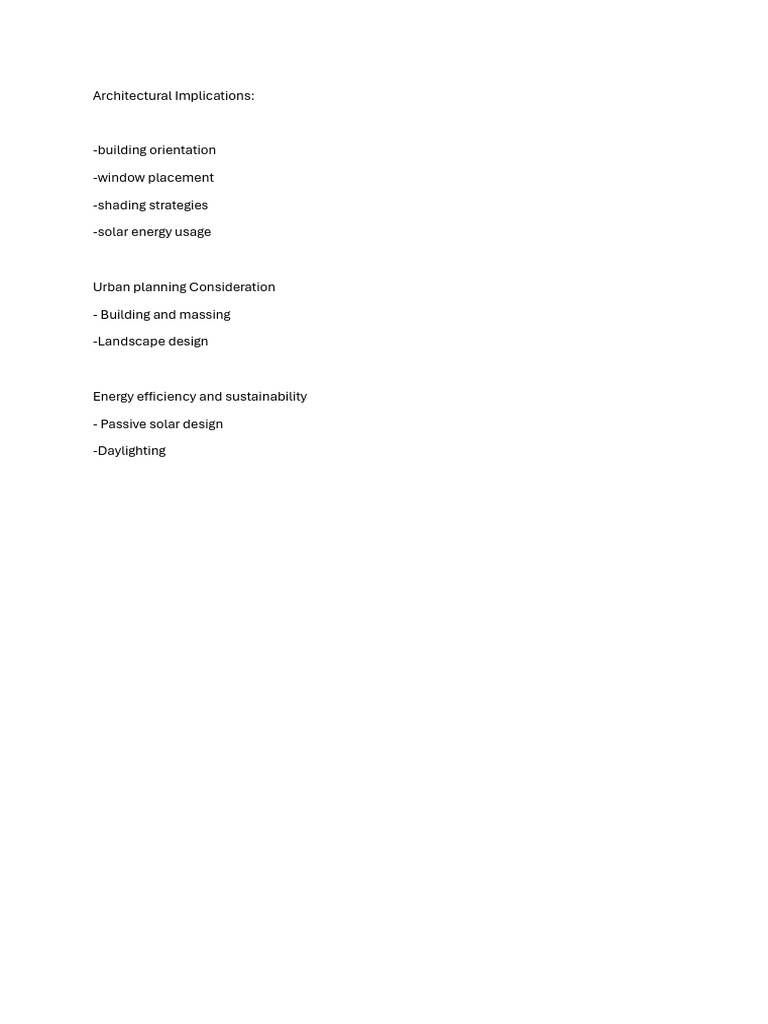 Architectural Implications | PDF