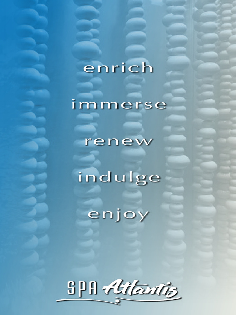 3665 1 Spa Menu 2025 Web v2 | PDF | Massage | Spa