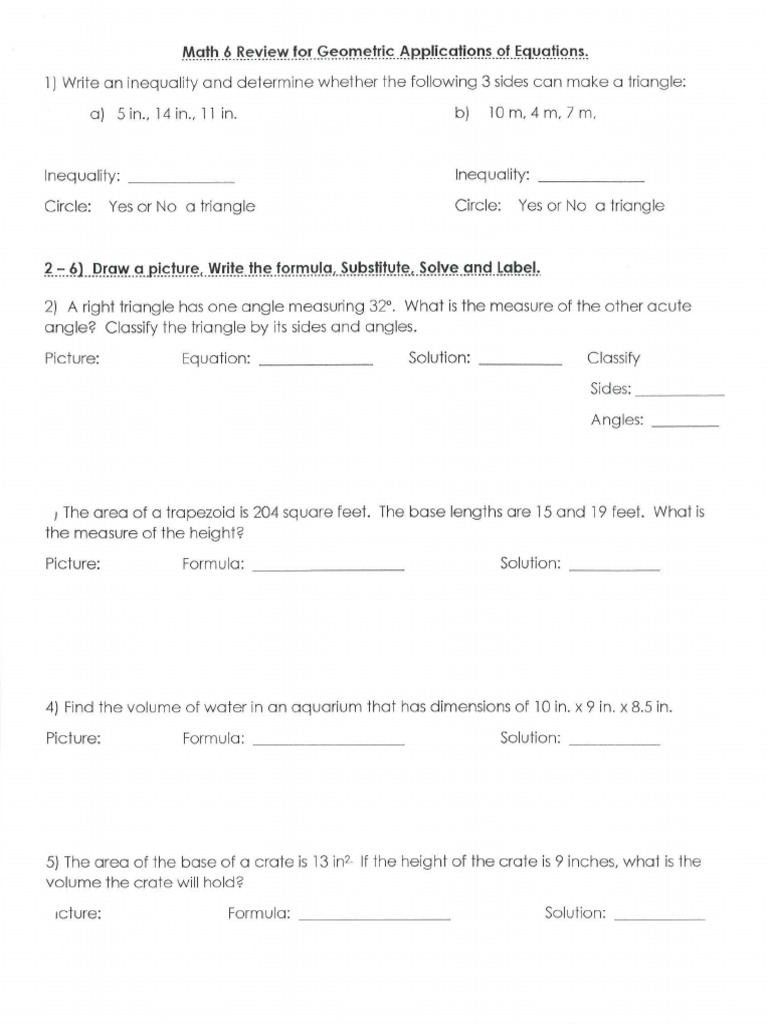 03.25.25+review+ (BLANK) +for+Geometry+Test+ +schoology | PDF