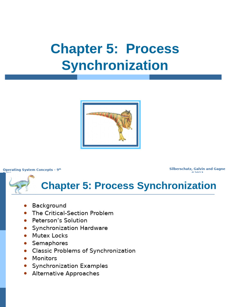 Process Synchronization in Operating Systems | PDF | Thread (Computing ...
