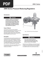 Fisher 399A Pilot-Operated Regulator Guide | PDF | Valve | Aerodynamics