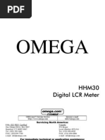 Omega: HHM30 Digital LCR Meter