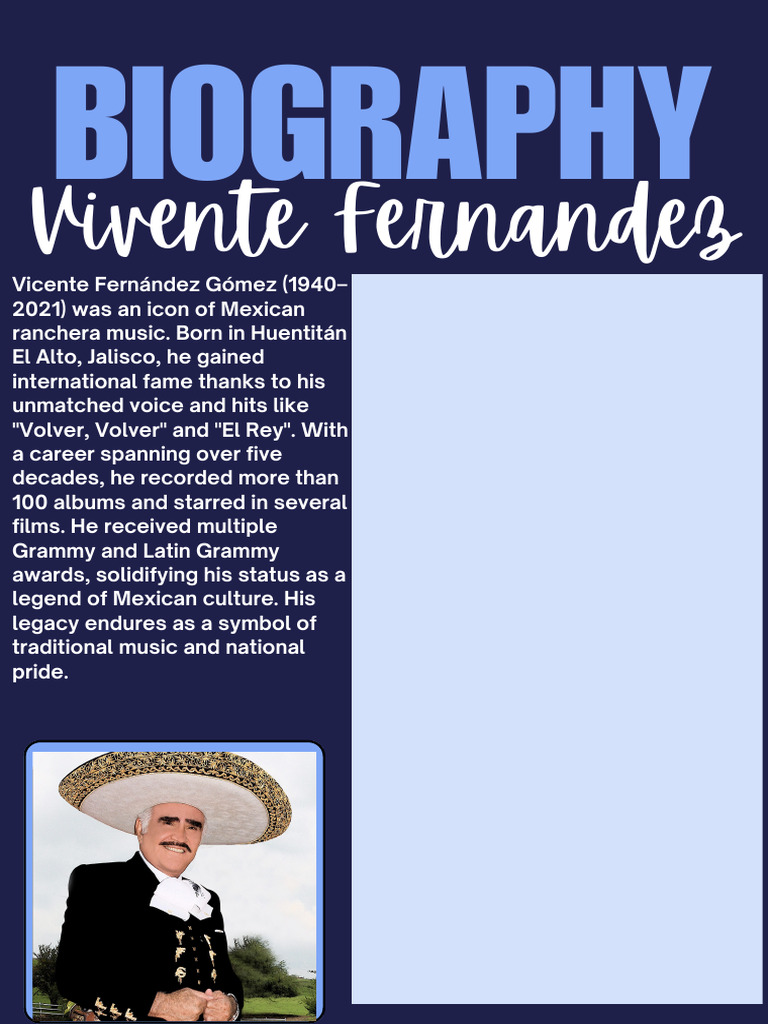 Biography Genre Poster in Blue Bold Ill | PDF