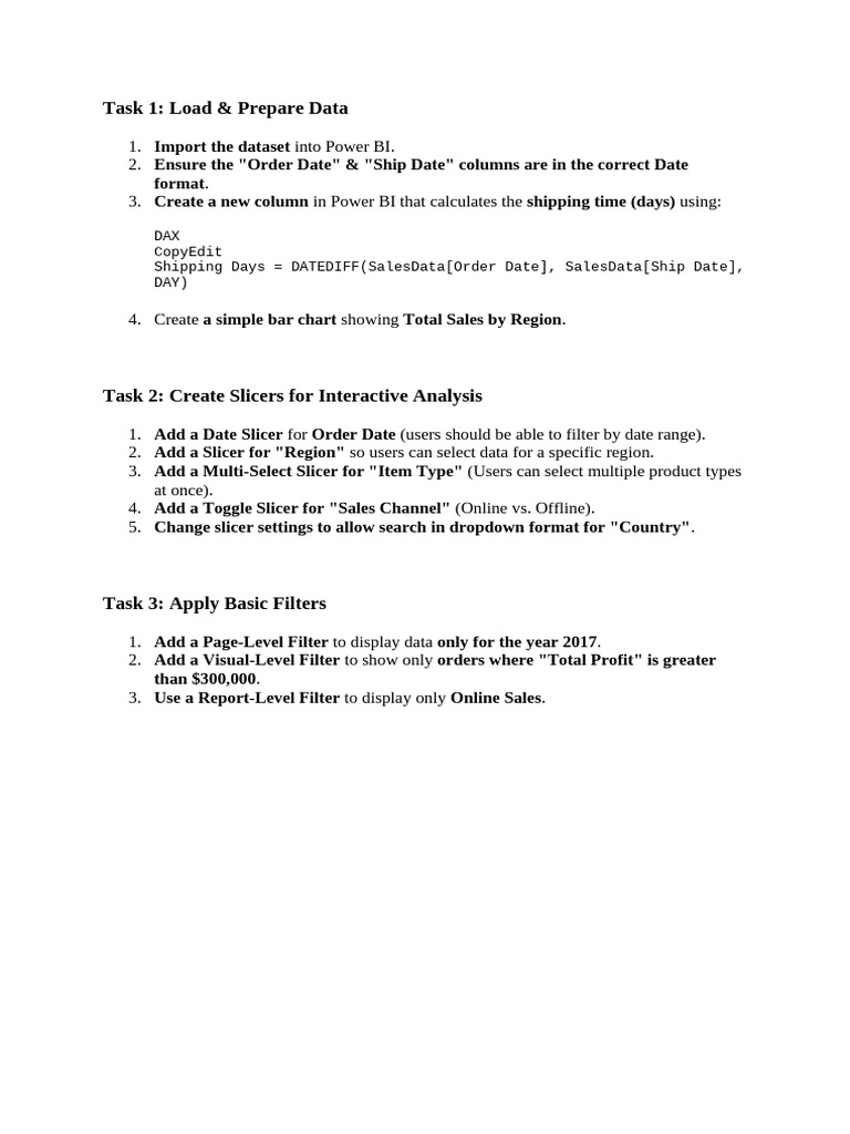 Power BI Data Preparation Guide | PDF