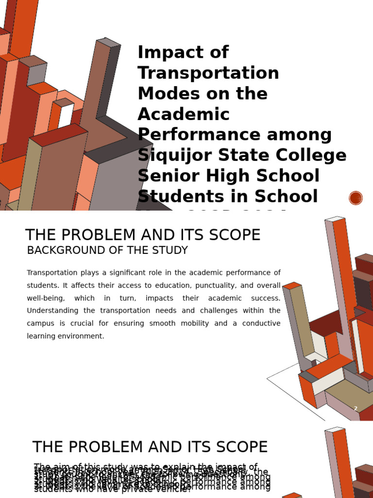 Transportation Impact on Student Performance | PDF | Transport | Cognition