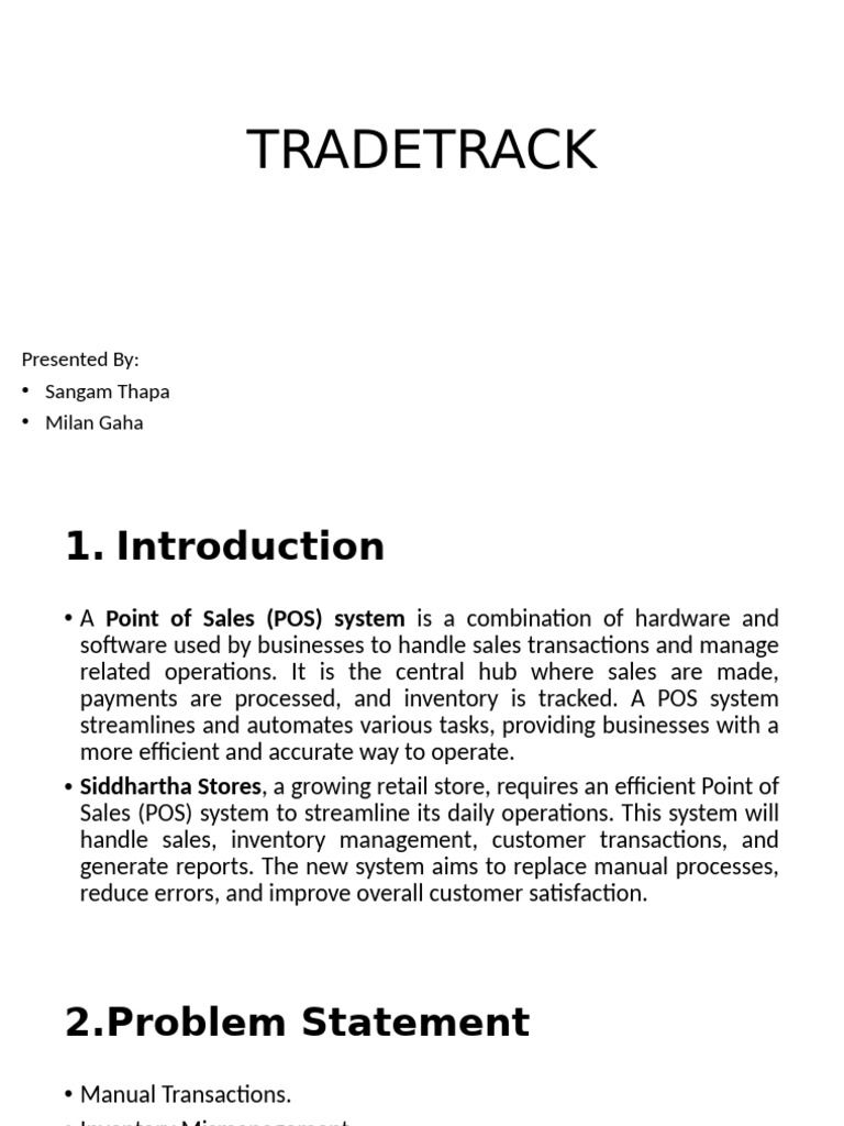 Efficient POS System for Retail Growth | PDF | Point Of Sale | Automation