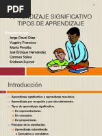 Aprendizaje Significativo