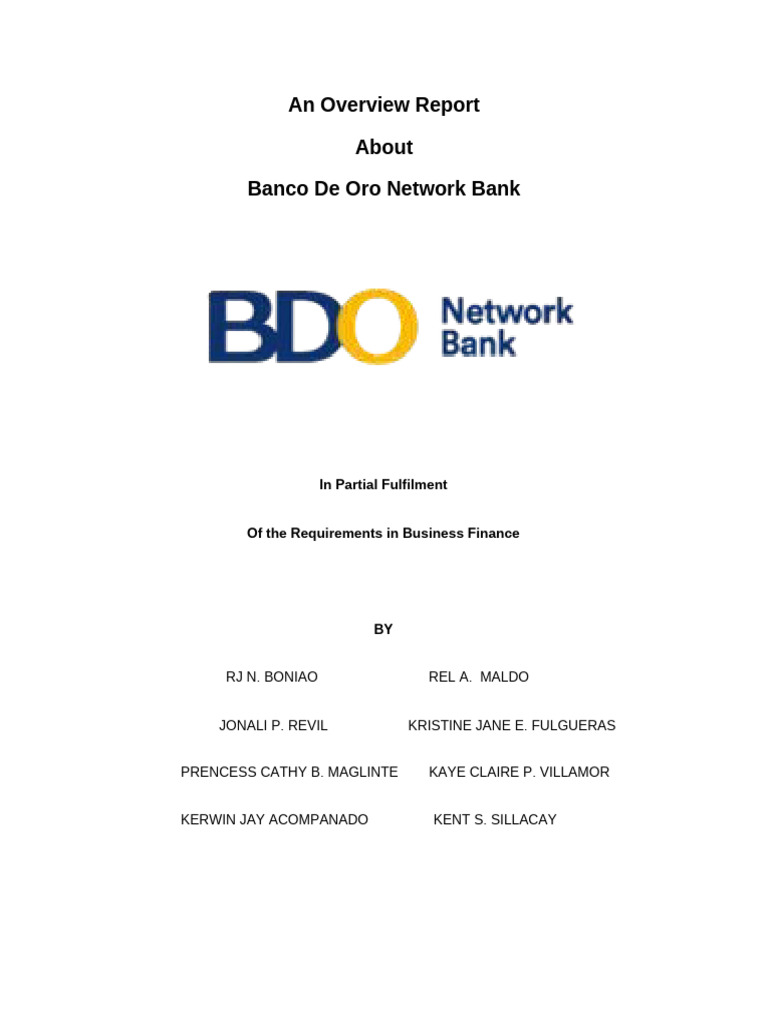 Business Finance Report | PDF | Banks | Savings Account