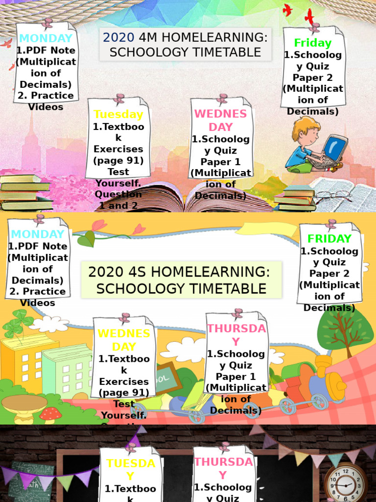 2ND Week Timetable | PDF