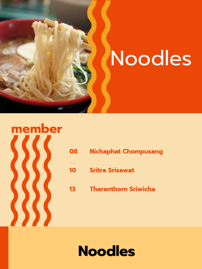 Noodles PDF | PDF | Noodle | Ramen