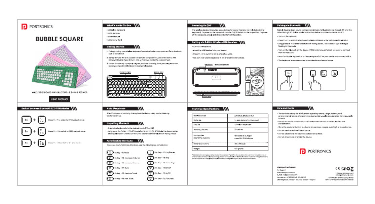 Bubble Square User Manual | PDF