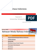 Bahasa Indonesia Tutorial 4 (Modul 2&amp;3)