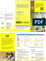 Brosur SIMAK UI 2012