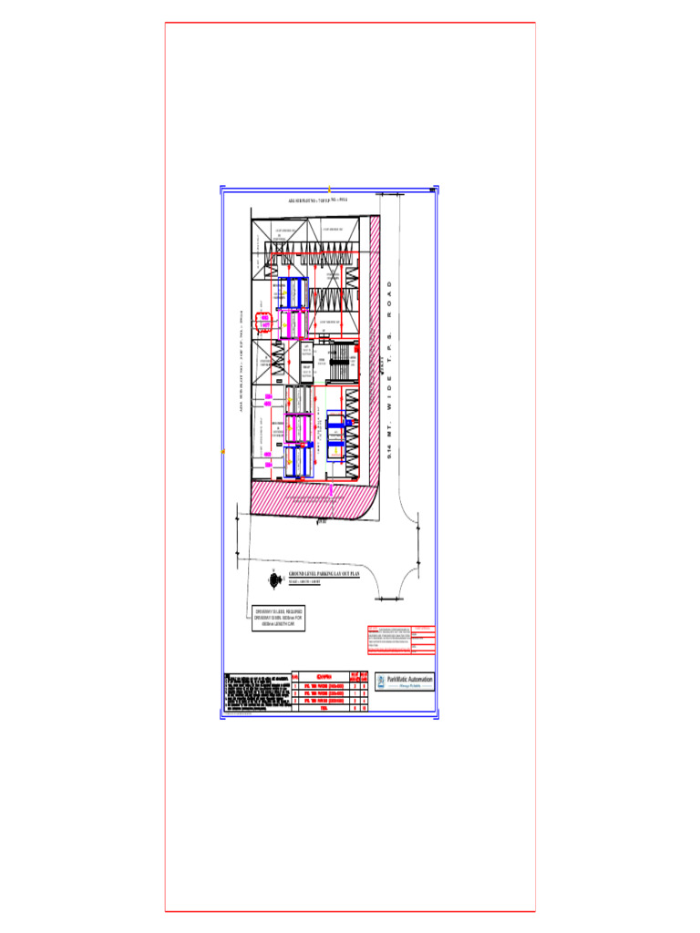 Ground Level Parking Layout Plan | PDF