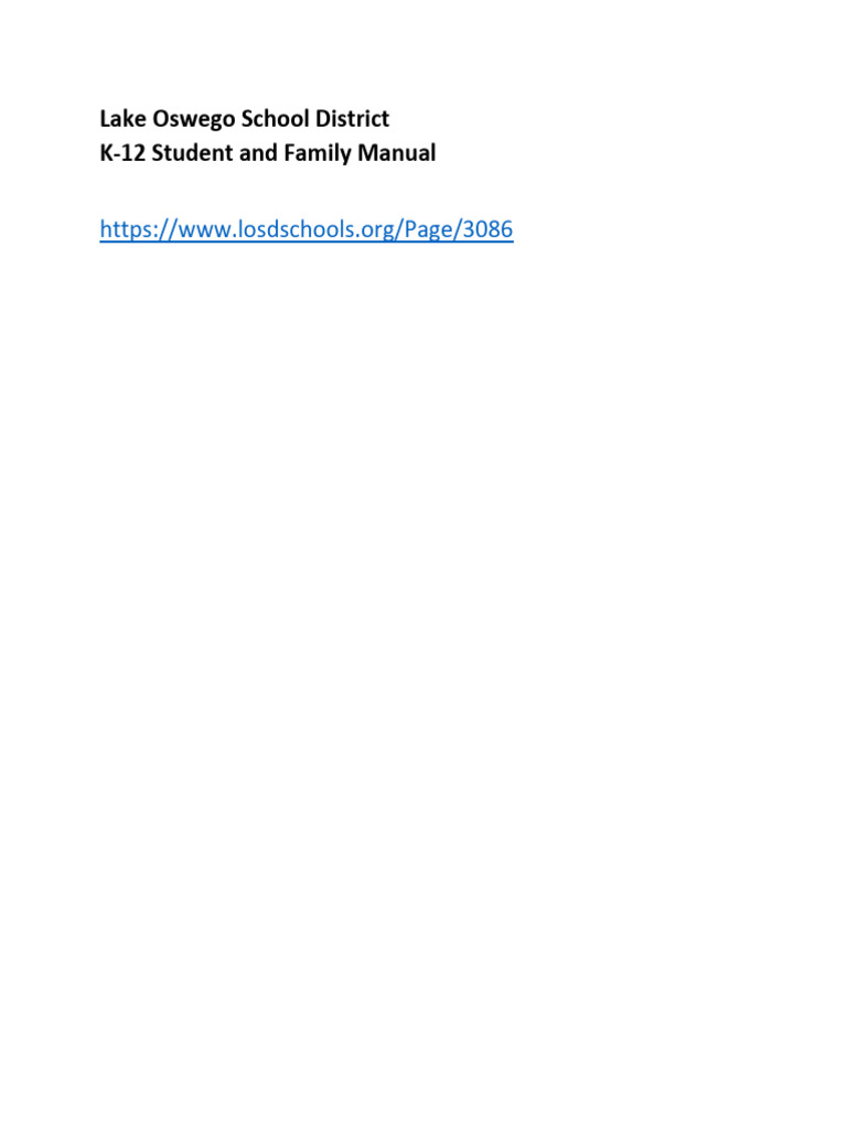 School Guidelines | PDF