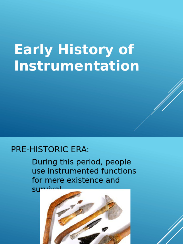 Evolution of Instrumentation Through Eras | PDF | Instrumentation ...