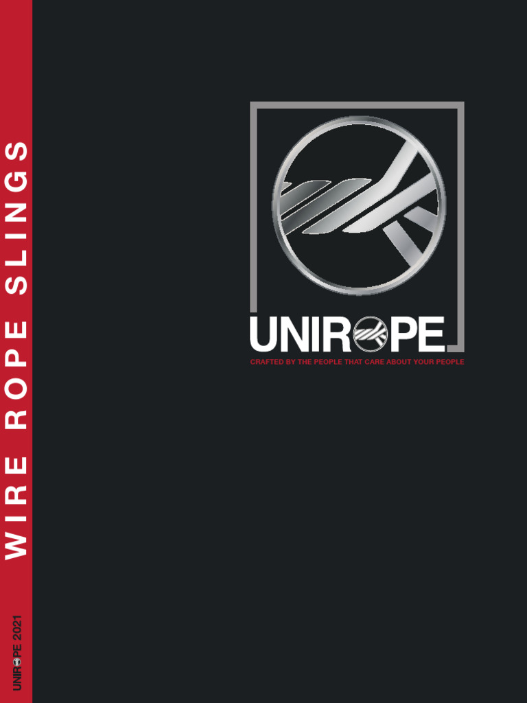 Wire Rope Sling Safety Guidelines | PDF | Rope | Center Of Mass