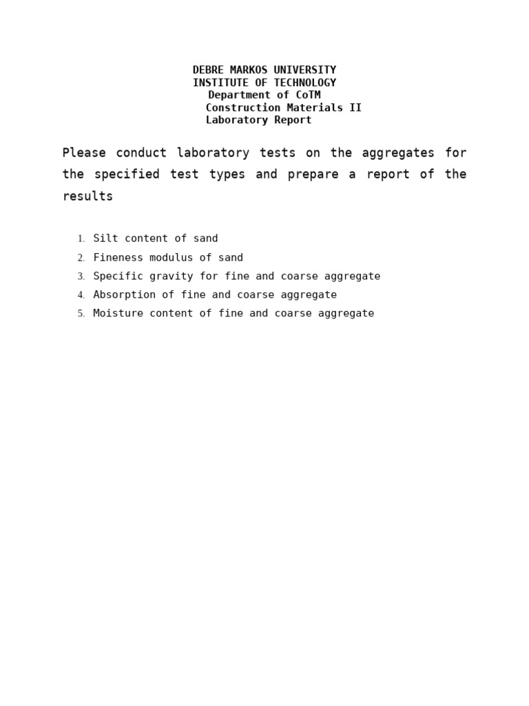 Laboratory Work | PDF