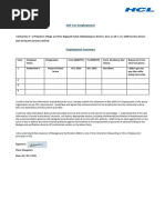 SOF Form Submission for HCL Employment | PDF | Justice | Crime & Violence