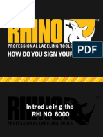 RHINO 6000 Online RHINO Academy Training EU